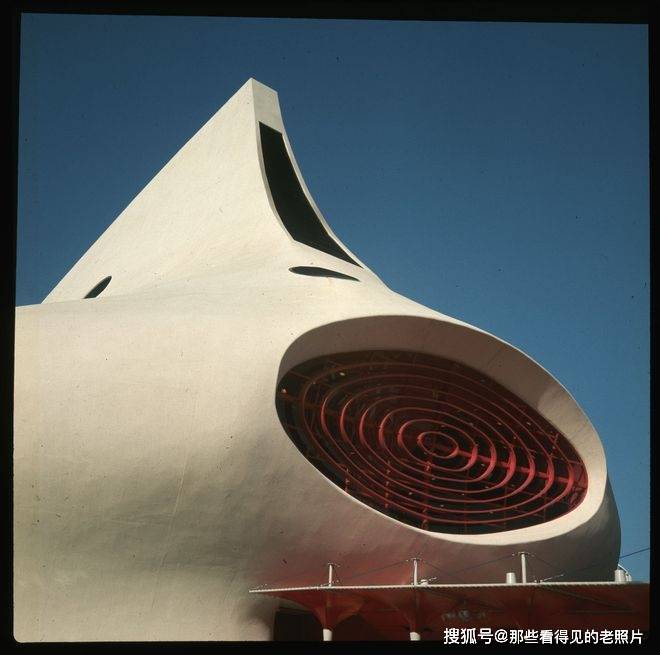 老照片 1970年日本大阪世博会 各式各样的现代化建筑