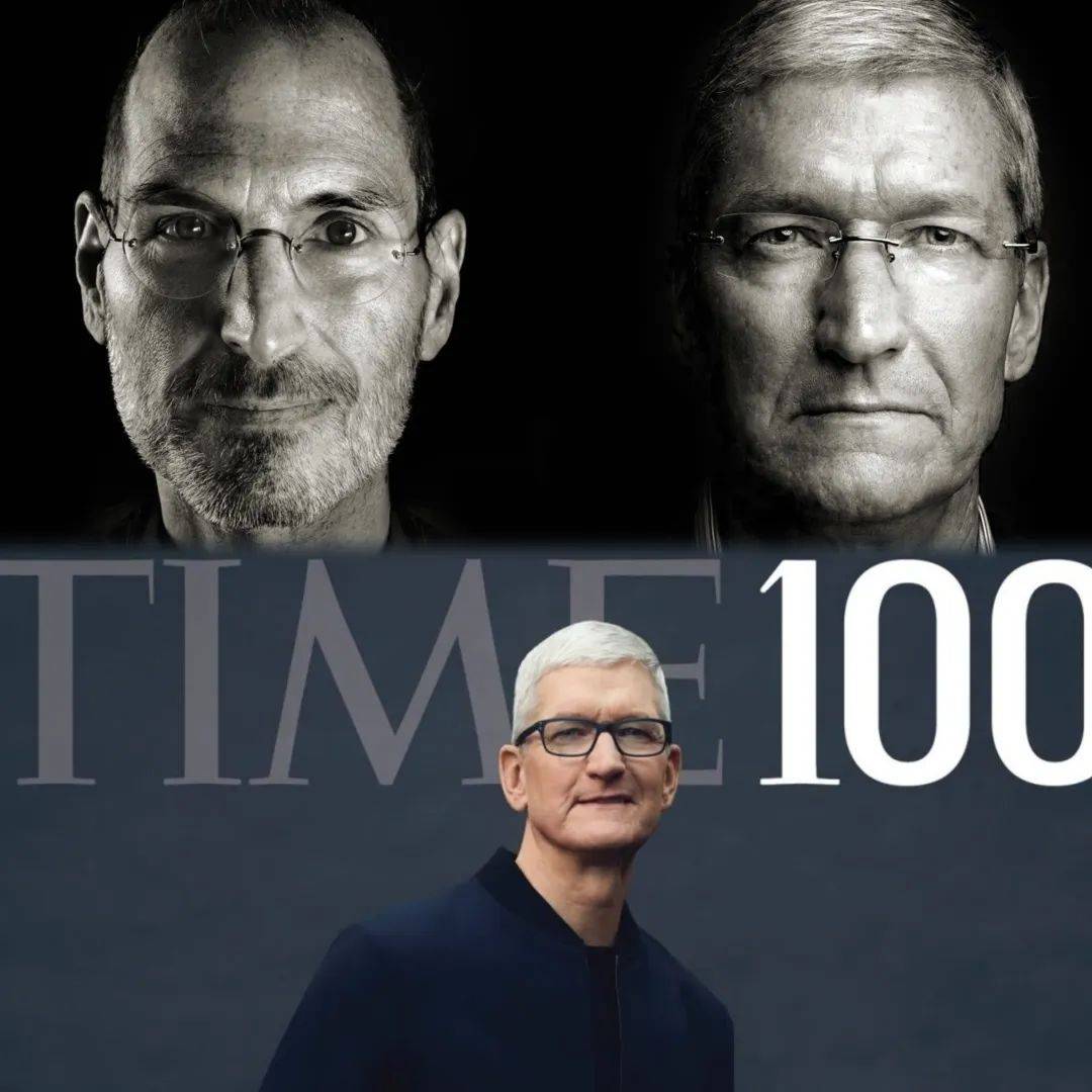 库克刚接任苹果ceo那会,也总是有意无意模仿乔布斯带无边眼镜,现在