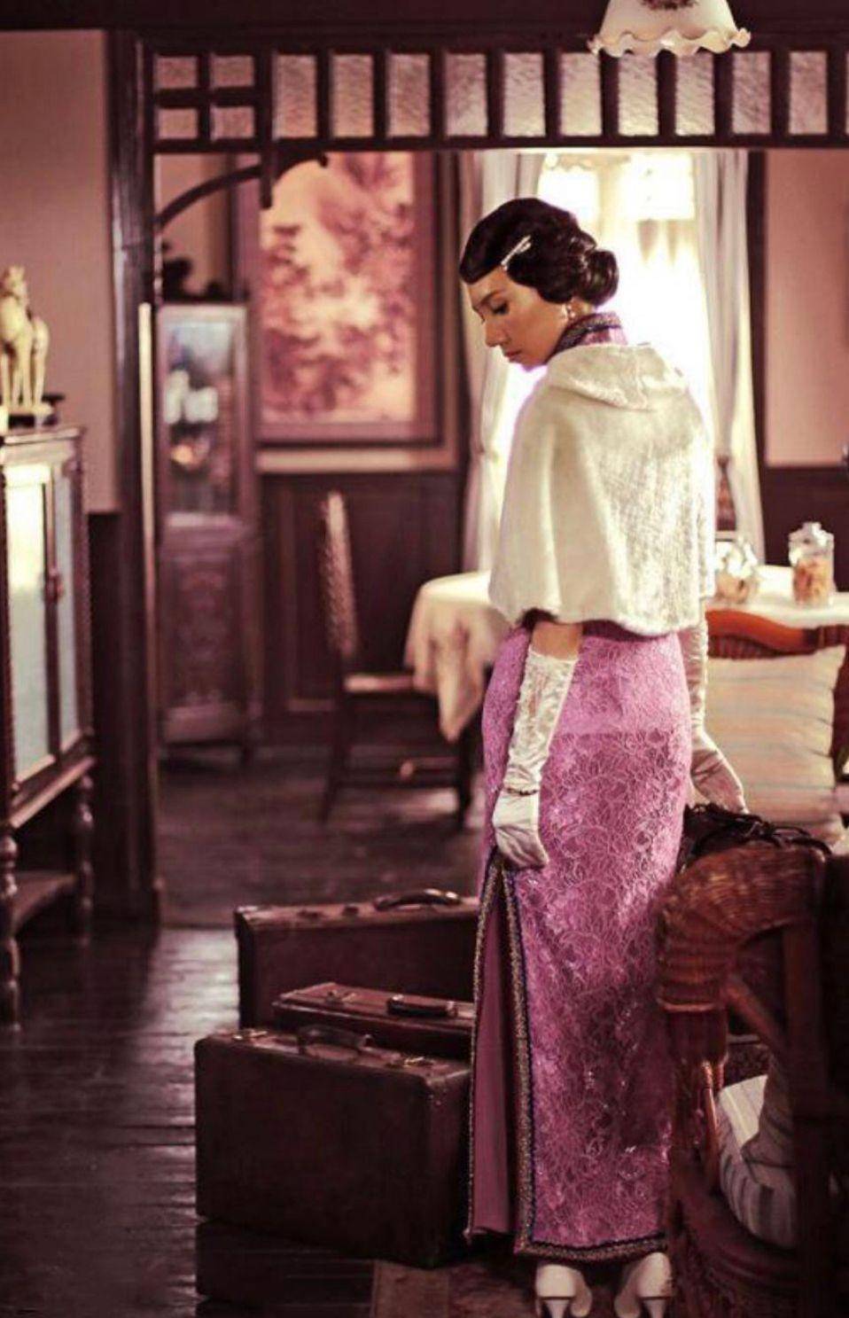 我对穿旗袍的袁泉感到敬畏!