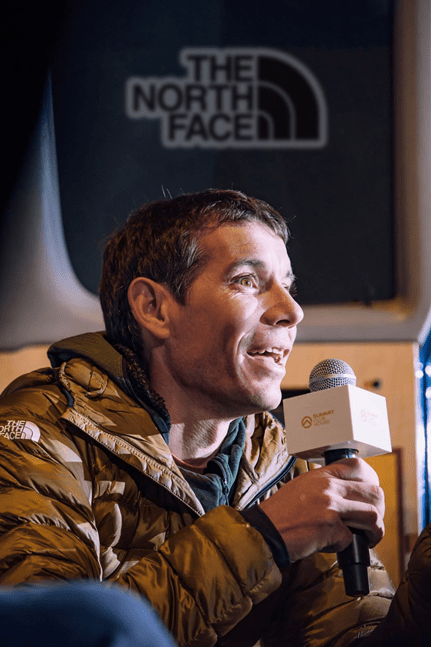 the north face攀登运动员alex honnold 2023中国行,传递无畏攀岩热情