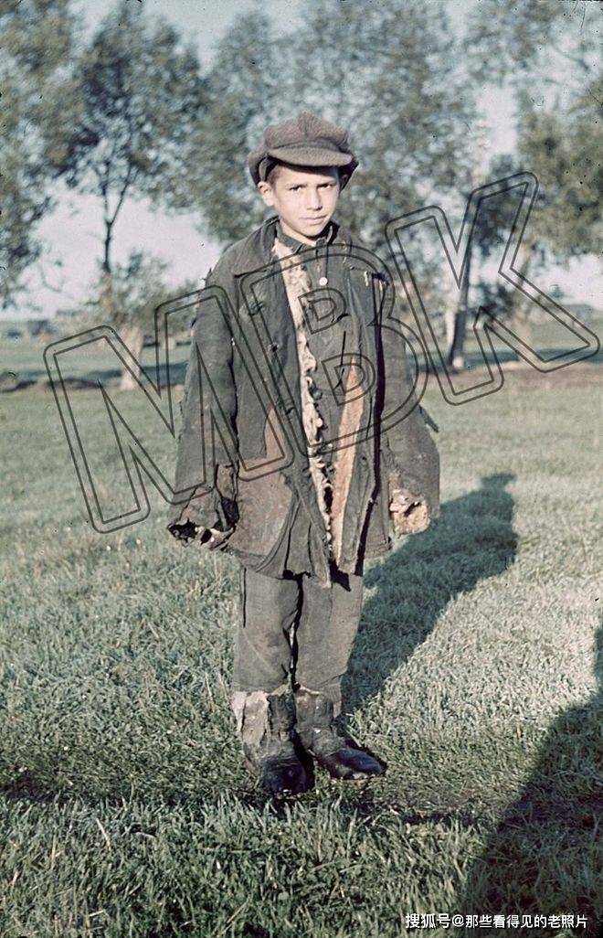 二战老照片 1941年白俄罗斯 衣衫褴褛的苏联老百姓_奥尔沙_德军_波兰