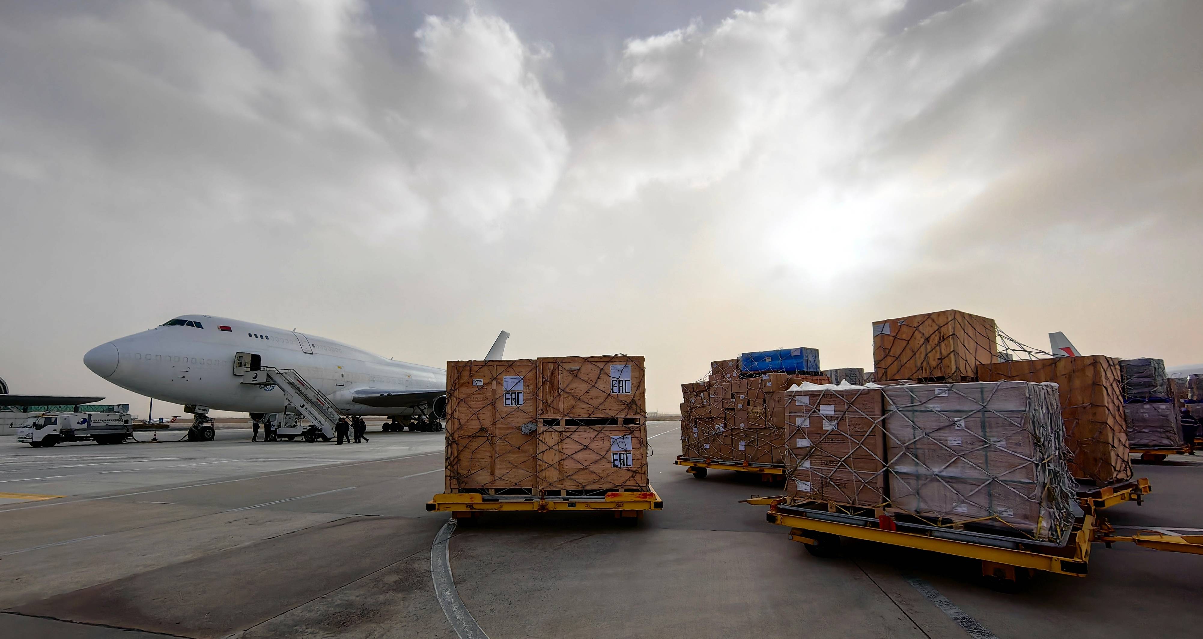 【民航联盟】鄂尔多斯至莫斯科国际全货机航线顺利首航_货运_航空