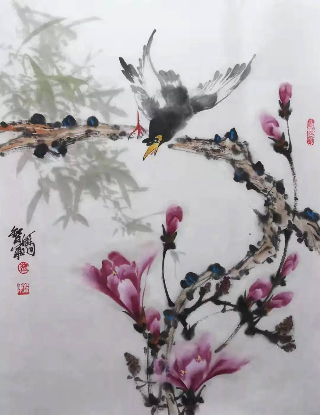 丹青墨韵展风采——画家罗智军绘画作品欣赏_乐山_中国_四川省