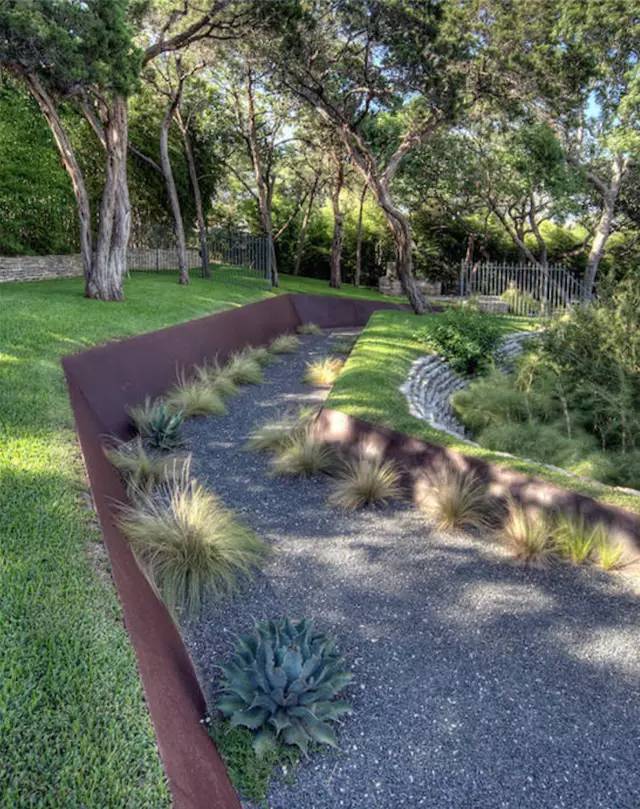 庭院旱溪景观怎么做?其实很简单哦~_水景_时候_素土