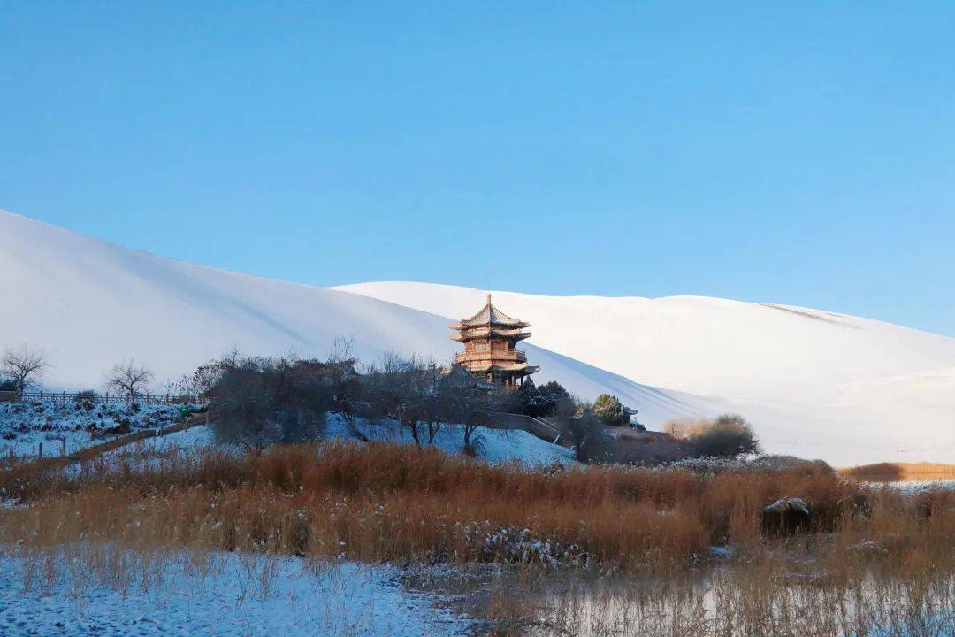 【美景如画】雪色大漠 摄人心魄