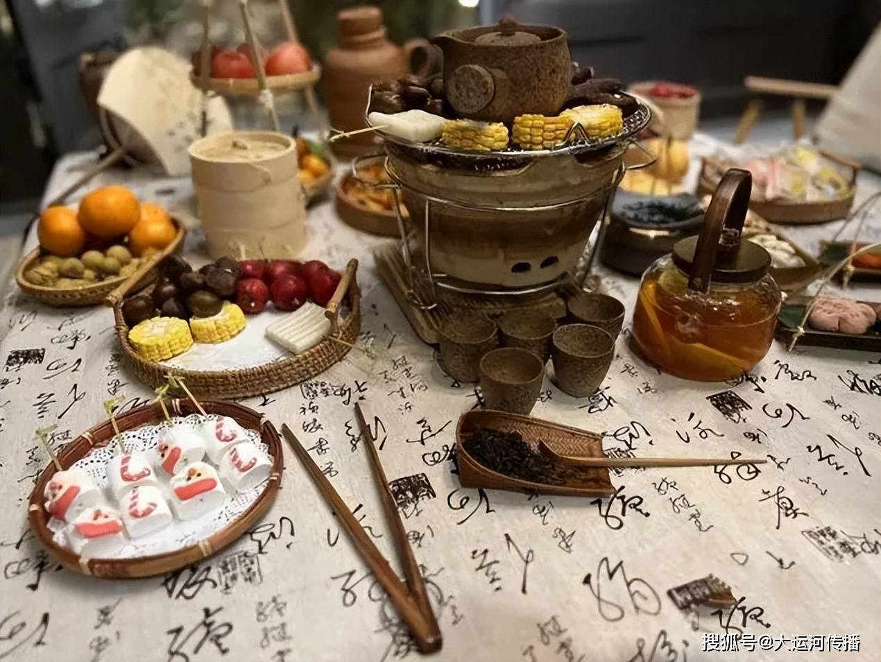 麦香隐墅提供的“围炉煮茶”套餐 王题题 摄
