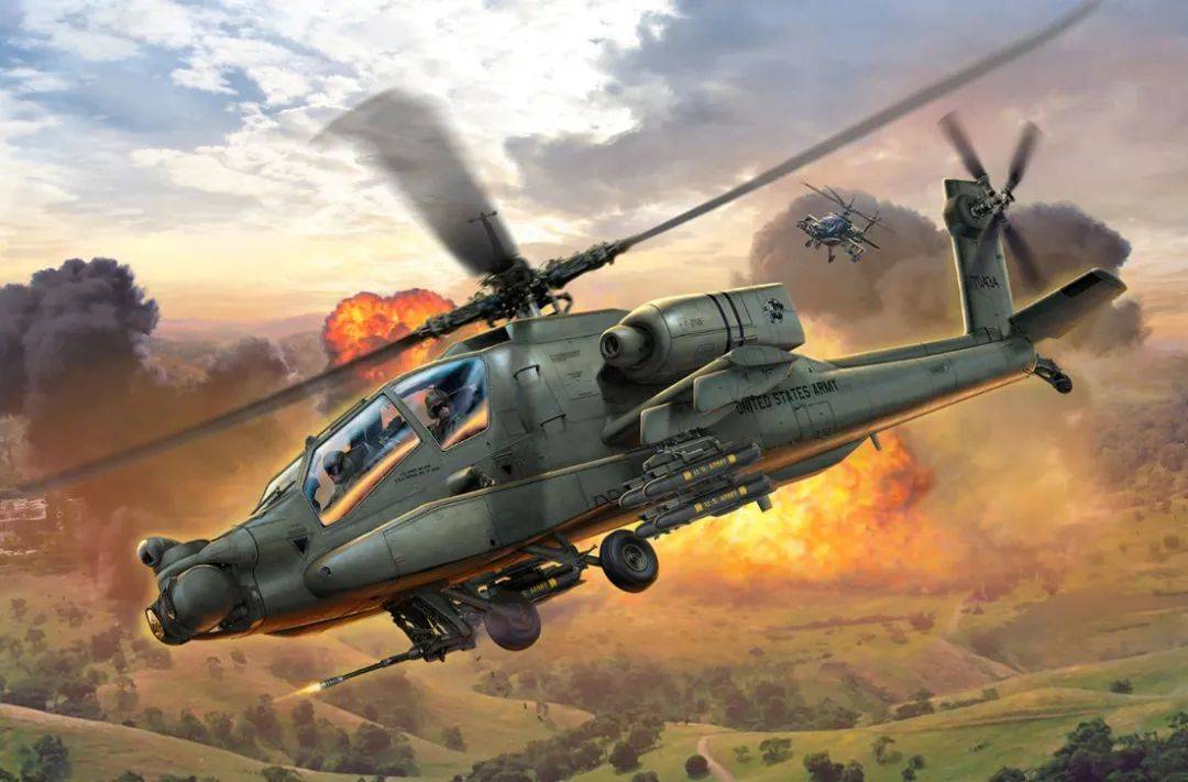 美国贝尔"ah-64阿帕奇"直升机_进行_生产_控制