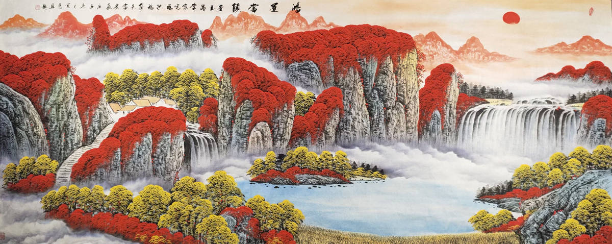 欣赏王宽秀画作,品味流年的诗行,品味岁月的画卷_水墨_万物_生活