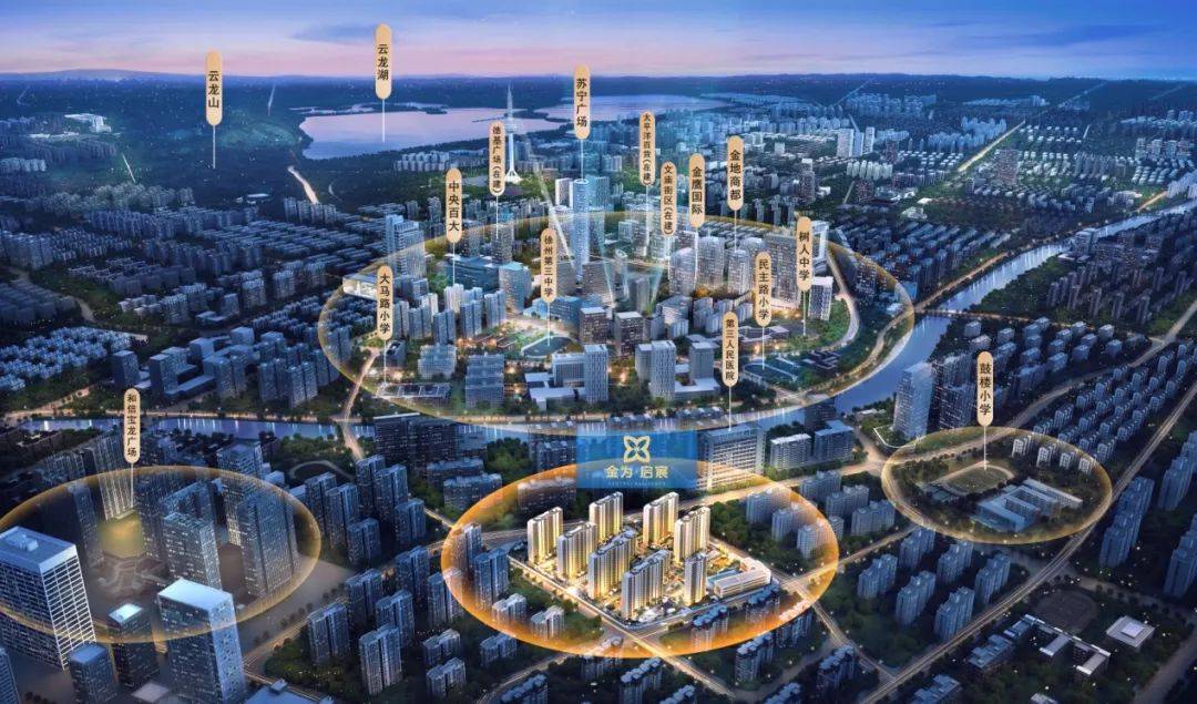 苏宁广场,金鹰国际购物中心,和信宝龙广场,福源广场等商业环伺;徐州市