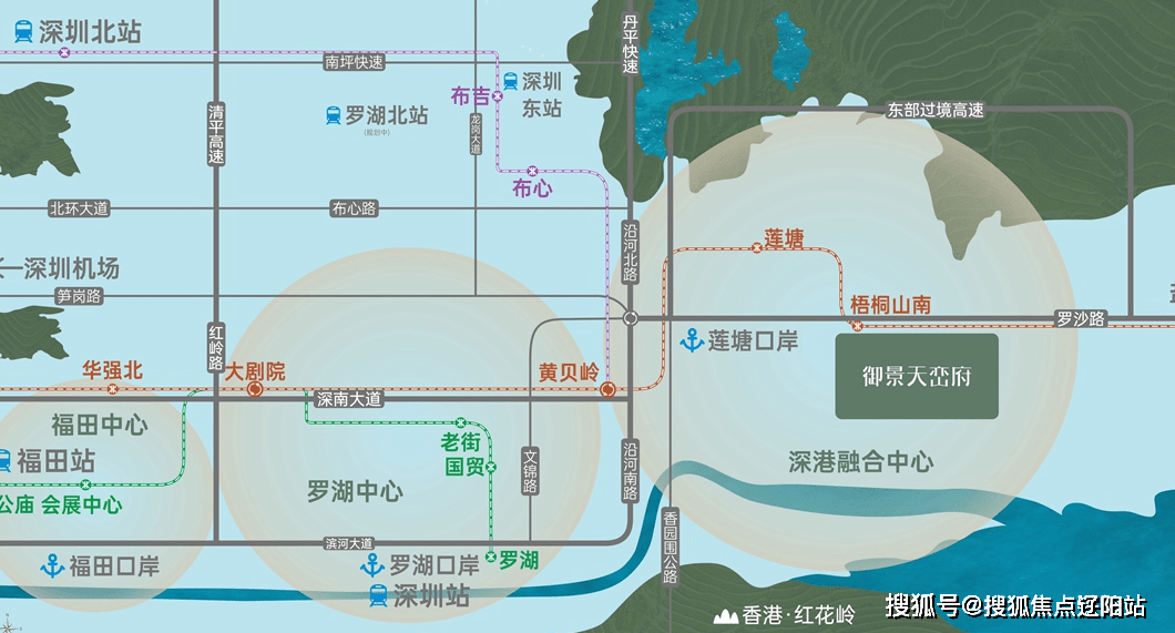 步行5分鐘即可到達地鐵8號線梧桐山南站,自駕15分鐘可達深圳火車站