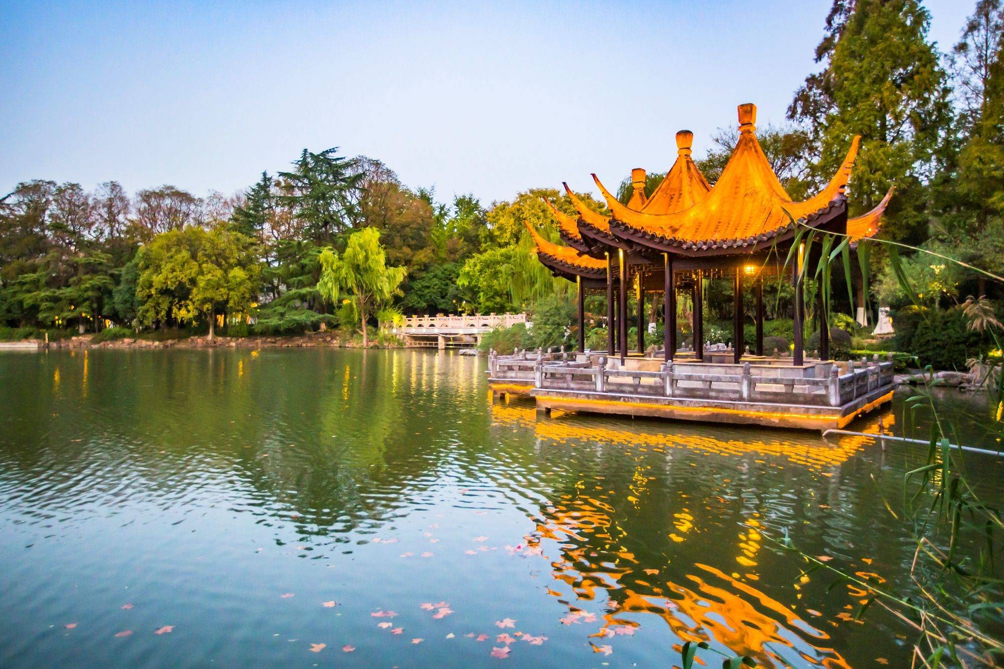 江苏常州有一座红梅公园,环境优美,植被众多,是休闲散心好去处