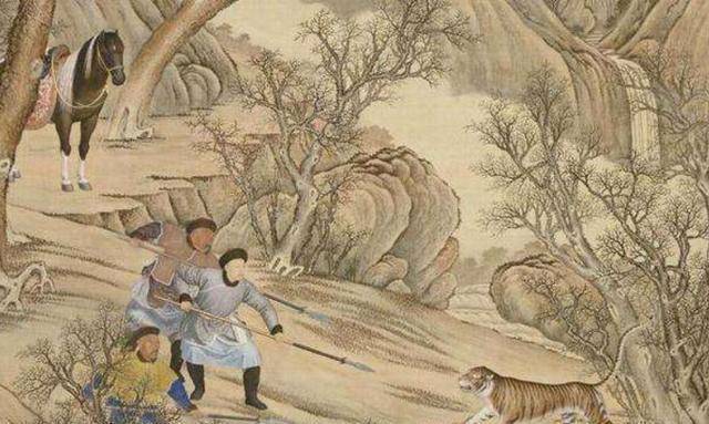 除了猎犬还有猎鹰,猎豹,从《元世祖出猎图》看蒙古