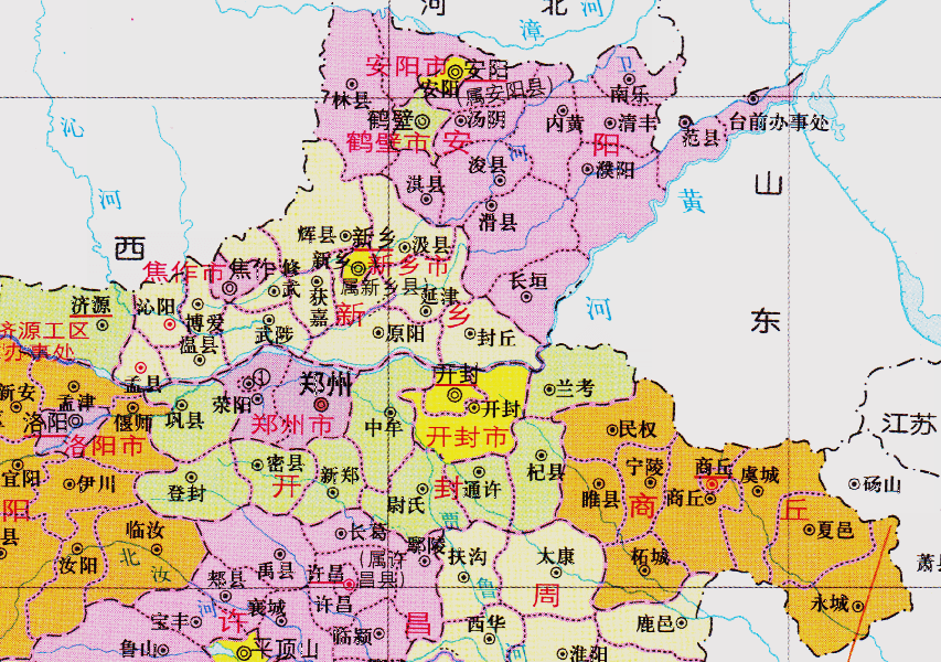 安陽市的轄區調整,河南省的第9大城市,為何有9個區縣?_專區_清朝_統治