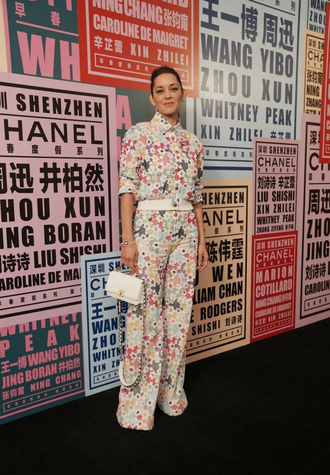 香奈儿品牌大使法国女演员玛丽昂·歌迪亚也惊喜现身