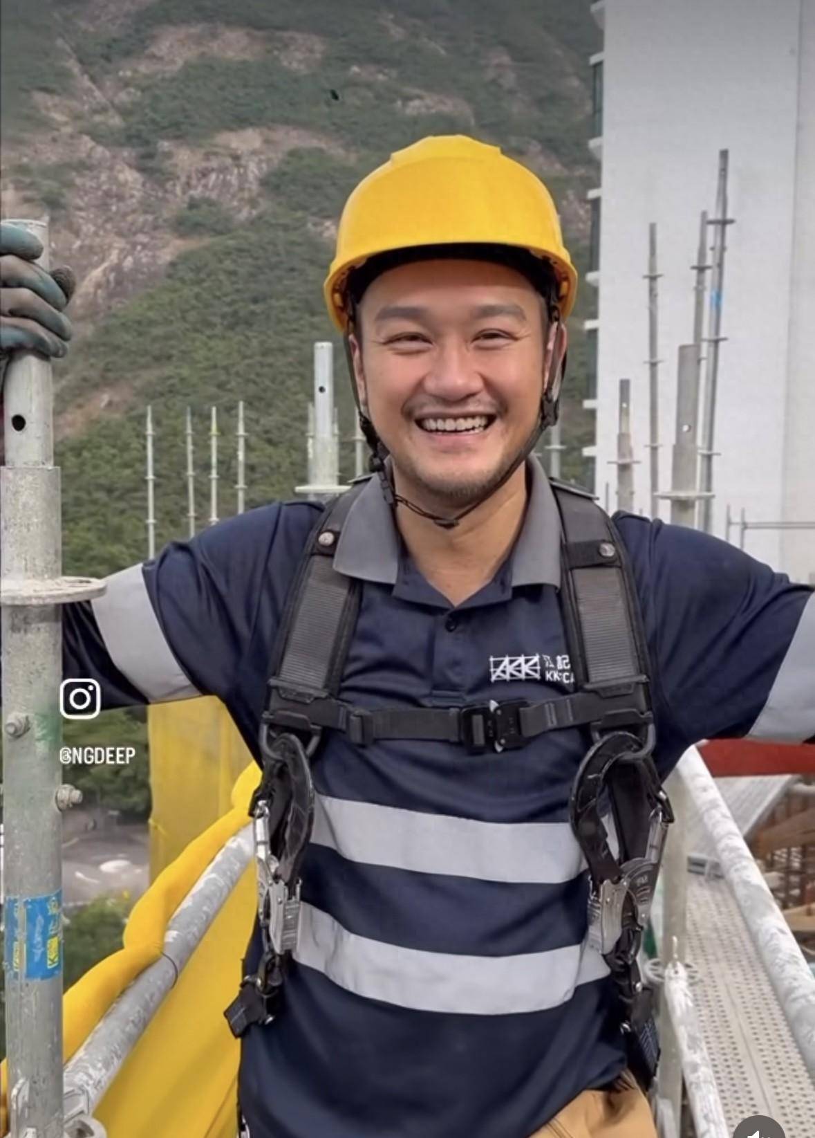 40岁香港歌手自曝在工地兼职,朝八晚五月薪3万,为养家身兼数职_吴浩康