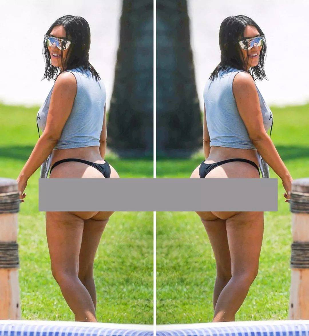 去年四月,卡戴珊在墨西哥度假时,穿着泳衣被狗仔拍到了一张照片,照片