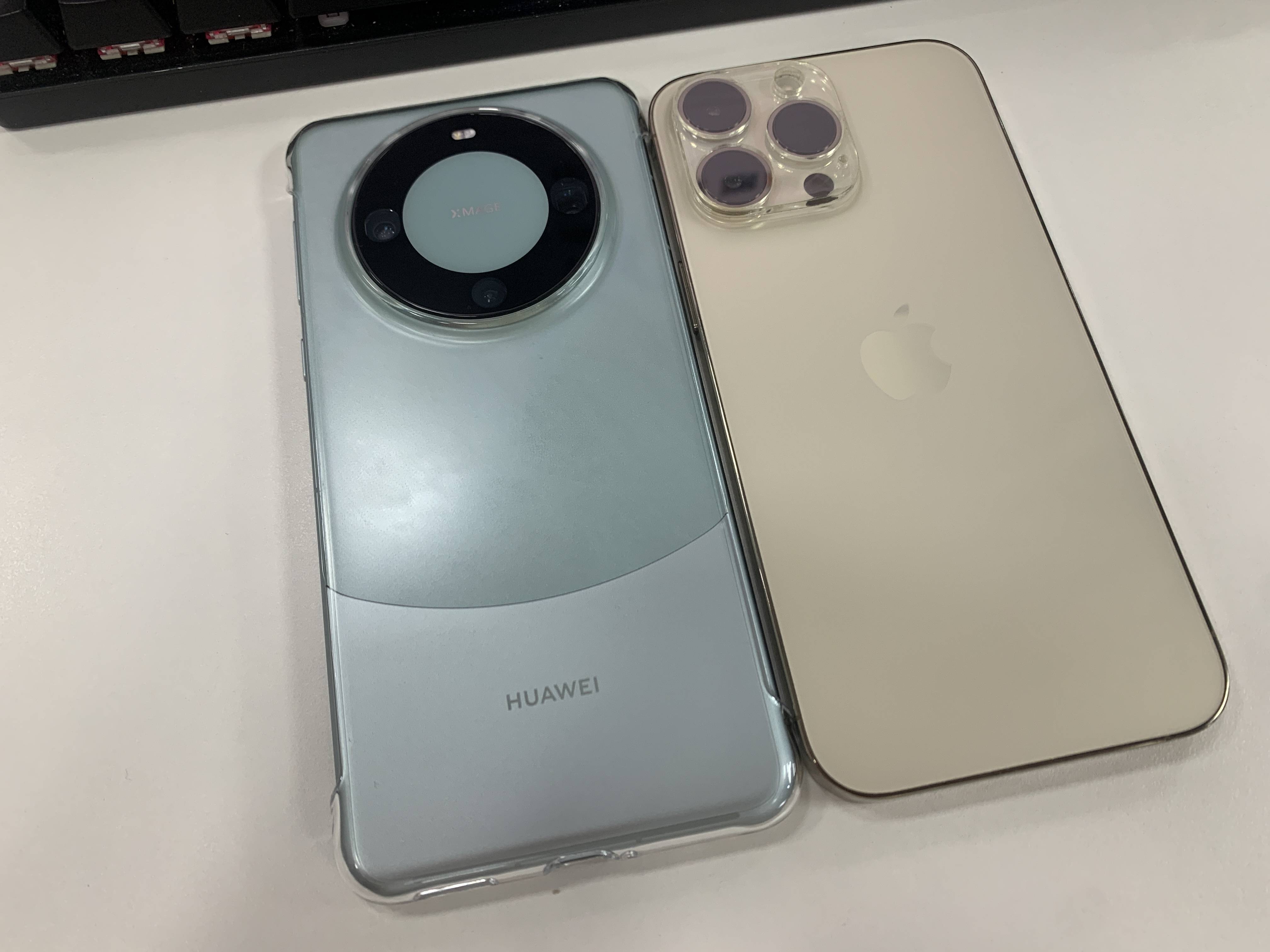 对比了下华为mate60 pro,怎么感觉我的iphone像个残疾人?