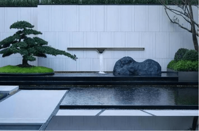 青岛装扮院花园设计│别墅庭院背景墙有哪几种?