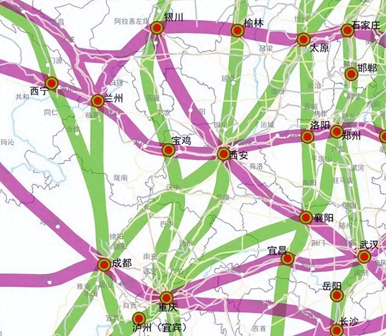 银渝高铁最新规划图图片