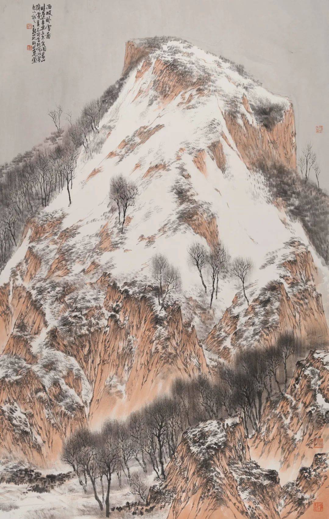 大山回响||王录山中国画展作品欣赏之(二)_西安_山水画_创作