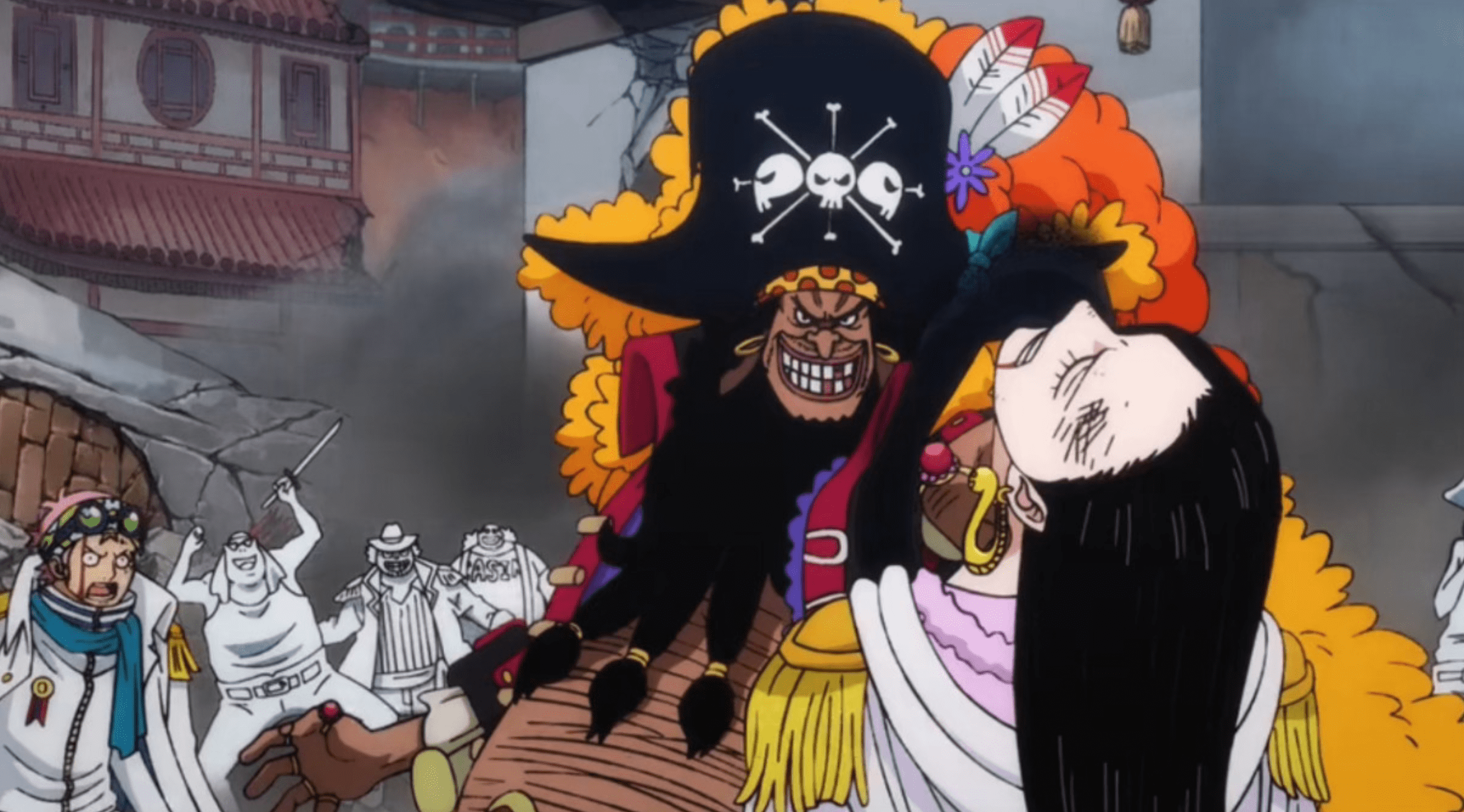 海贼王1088集:雷利霸缠逼退黑胡子,路飞的最终梦想惊呆所有伙伴_库克