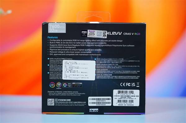 疾速7600MT/s！KELVV科赋CRAS V RGB DDR5内存图赏(图12)