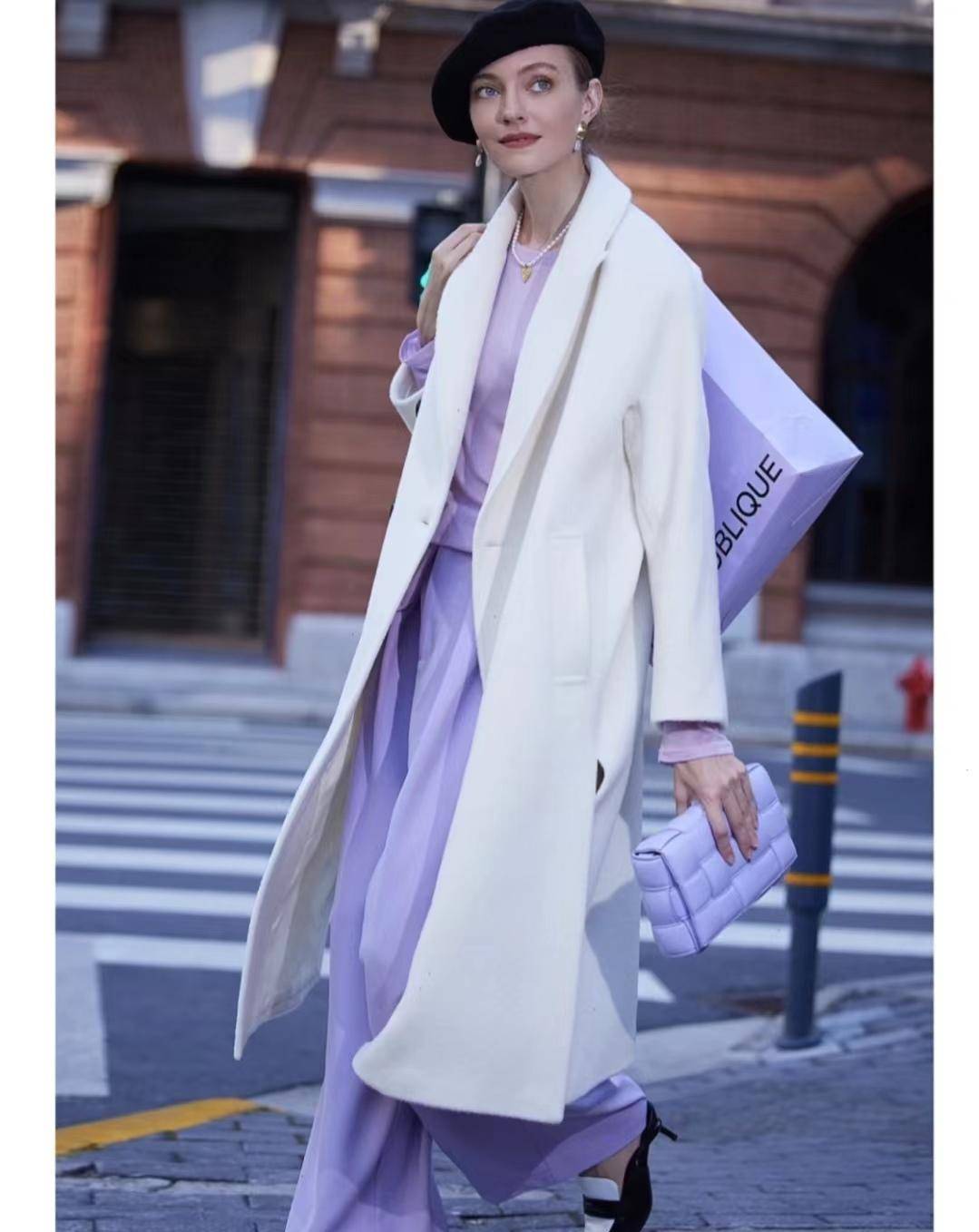 有气质的女人一定要试试"紫色"衣服:冷艳又高级,显肤白还神秘