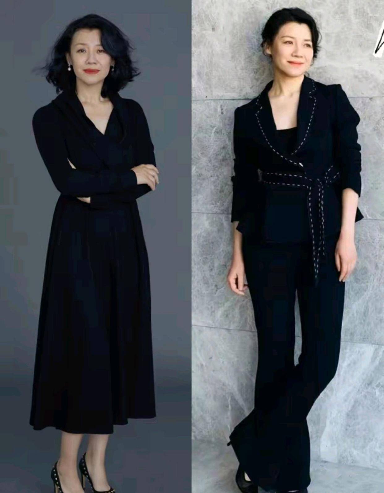 49岁刘琳的穿搭太惊艳!