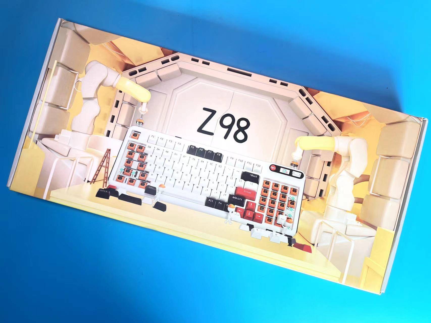 469就能拿到定制版的无线机械键盘,珂芝(KZZI)Z98 IP定制款,送礼物必选