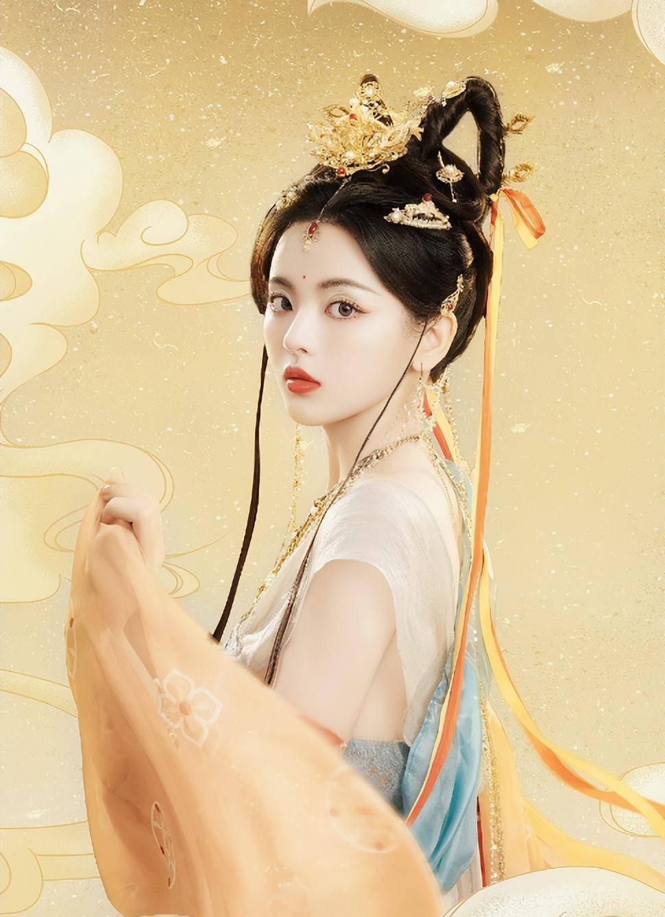 杨超越的"敦煌女神"造型刷新了我对她"美"的认知!_风格_元素_色彩