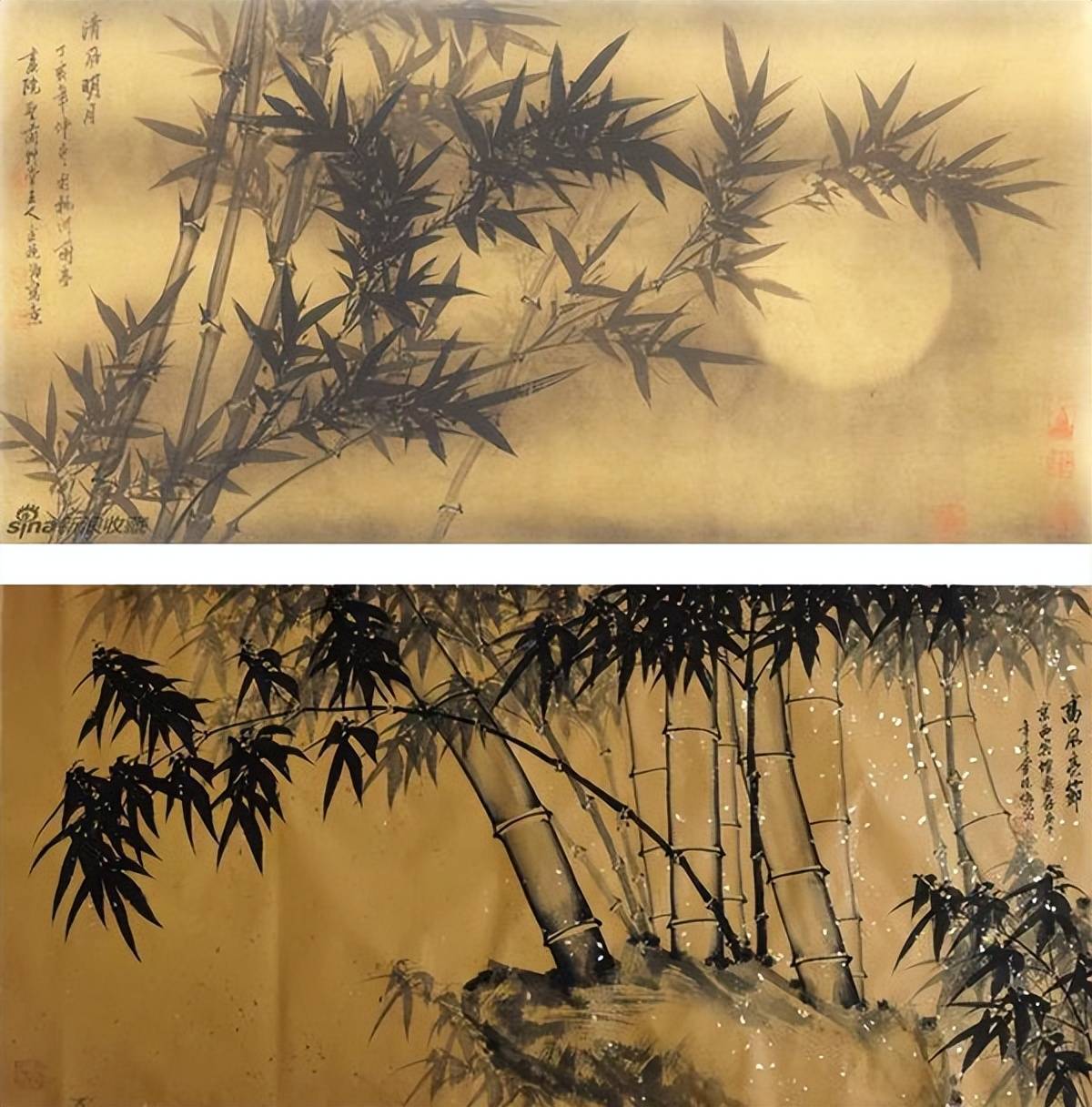 金晓海不但善于画兰花小品,更善于以兰花为题材创作巨幅画作,比如,有