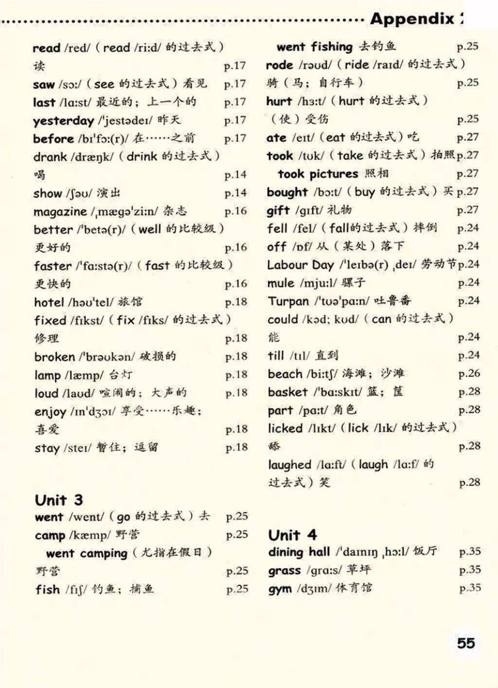 六年级下册英语书56页图片