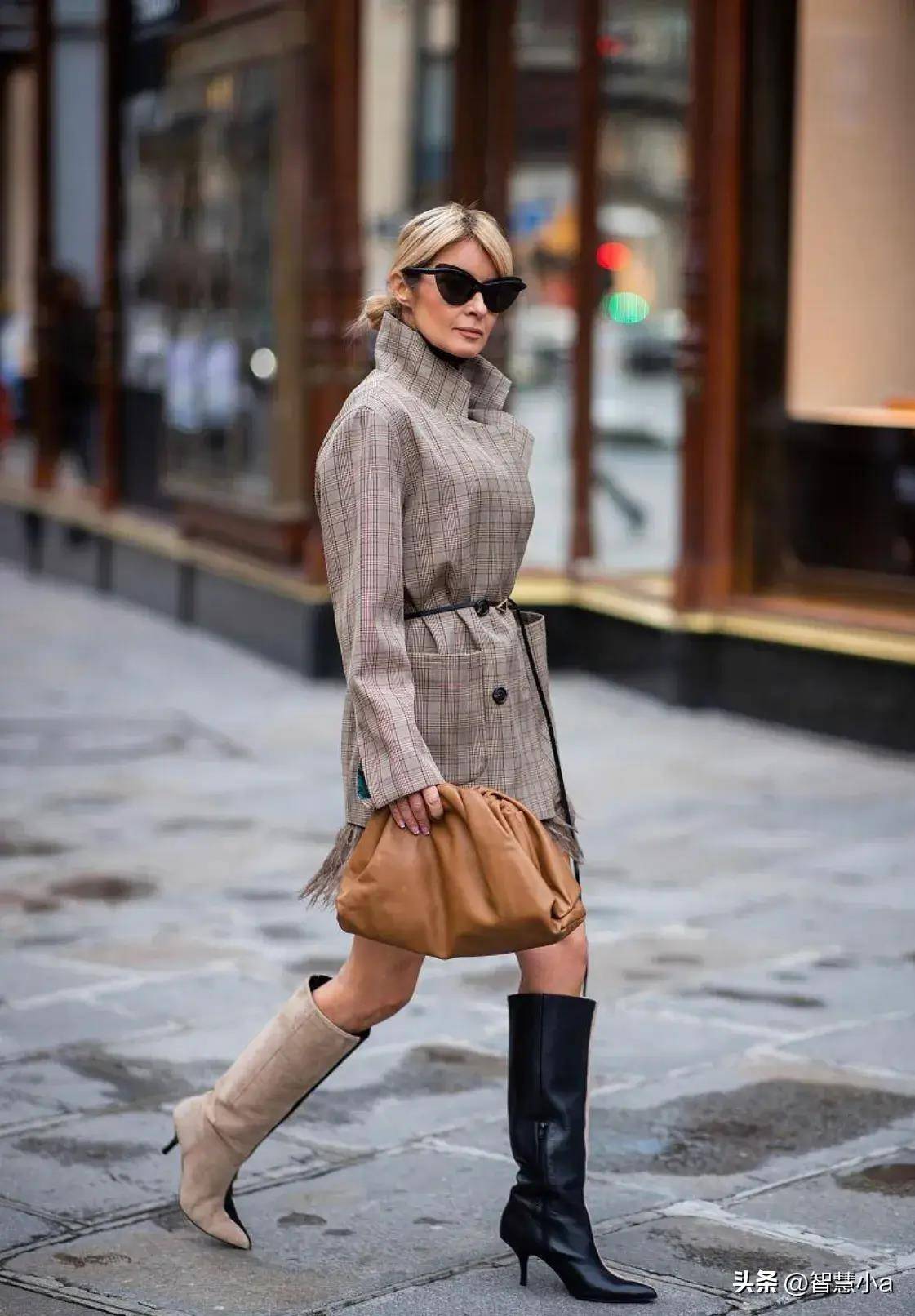 时尚长裙与尖头靴的完美结合,擦出火花,时髦又潮流的魅力_女性_款式