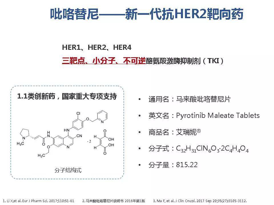 吡咯替尼治疗her2阳性乳腺癌