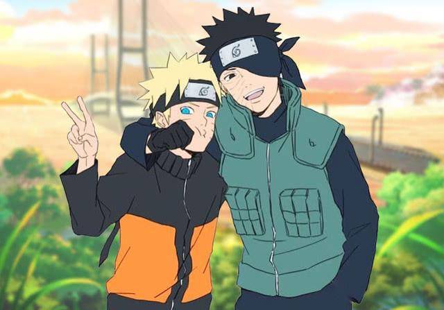 带土手绘玖辛奈发火模样鸣人一旁傻笑却不知老妈就在身后