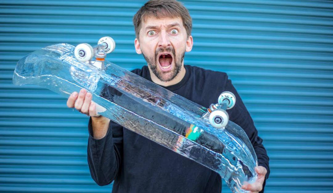 硬核滑手"复刻"三个不可能完成的滑板任务?_glaser