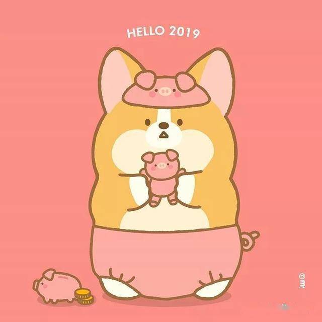 插画丨韩国插画师的100只肥萌小甜狗可爱到爆好想对它动手动脚