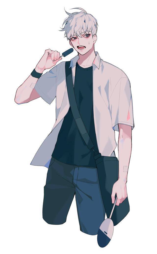 韩国插画师笔下的小哥哥,连男人都觉得帅到想做基友了