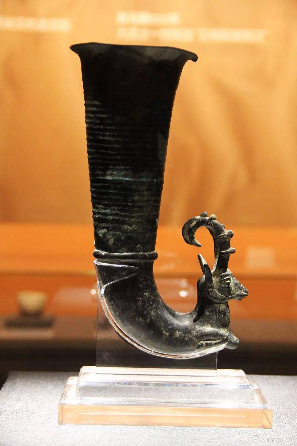 《山羊形来通杯》 伊朗公元前5世纪-4世纪左右