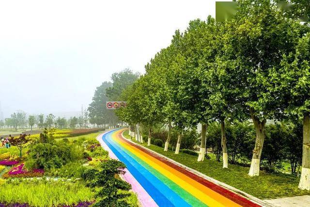 皖东首条七彩路美到极致