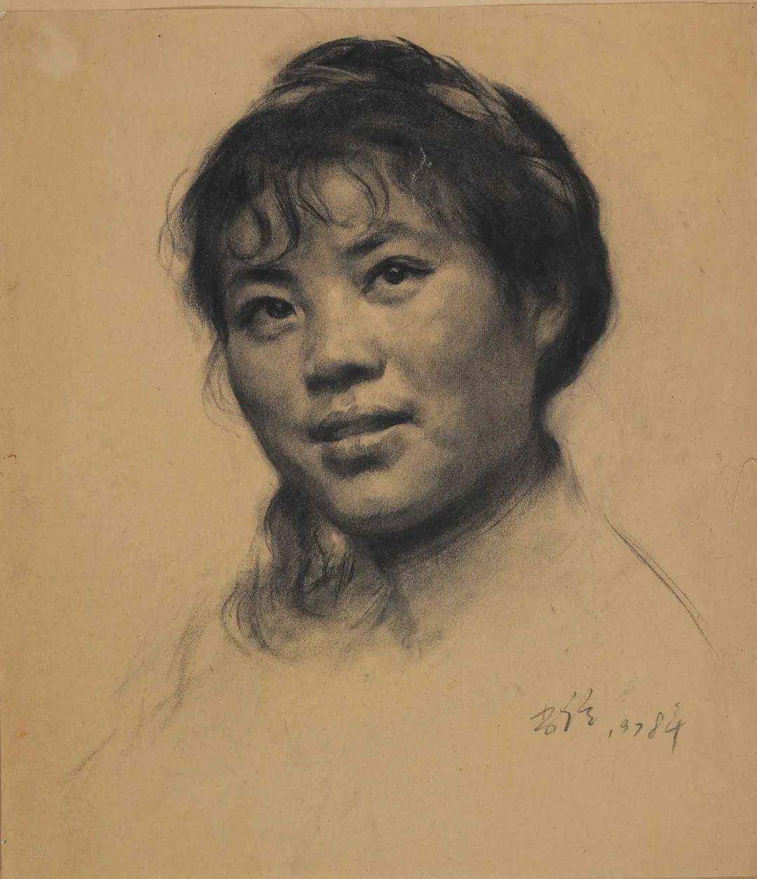 央美老院长靳尚谊女性肖像作品一高清