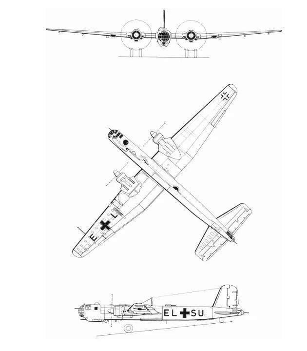 二战轰炸机图片三视图图片