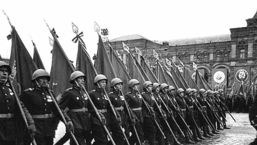 1945年胜利日阅兵图片
