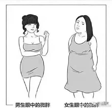 女生想象的…因为他们眼中的微胖…喜欢微胖的女孩千万别相信男生说