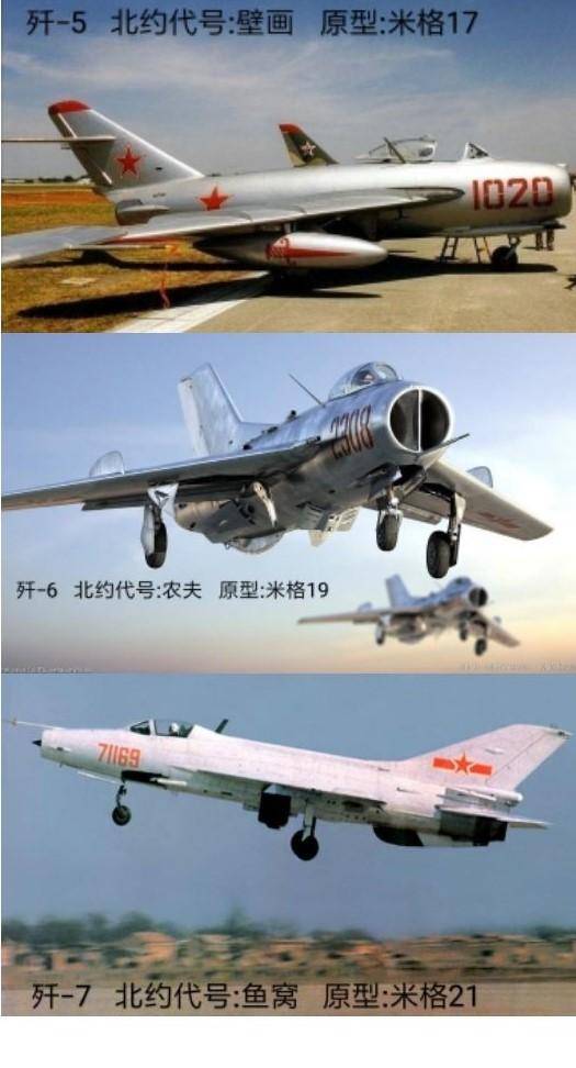 中国歼击机发展史图片