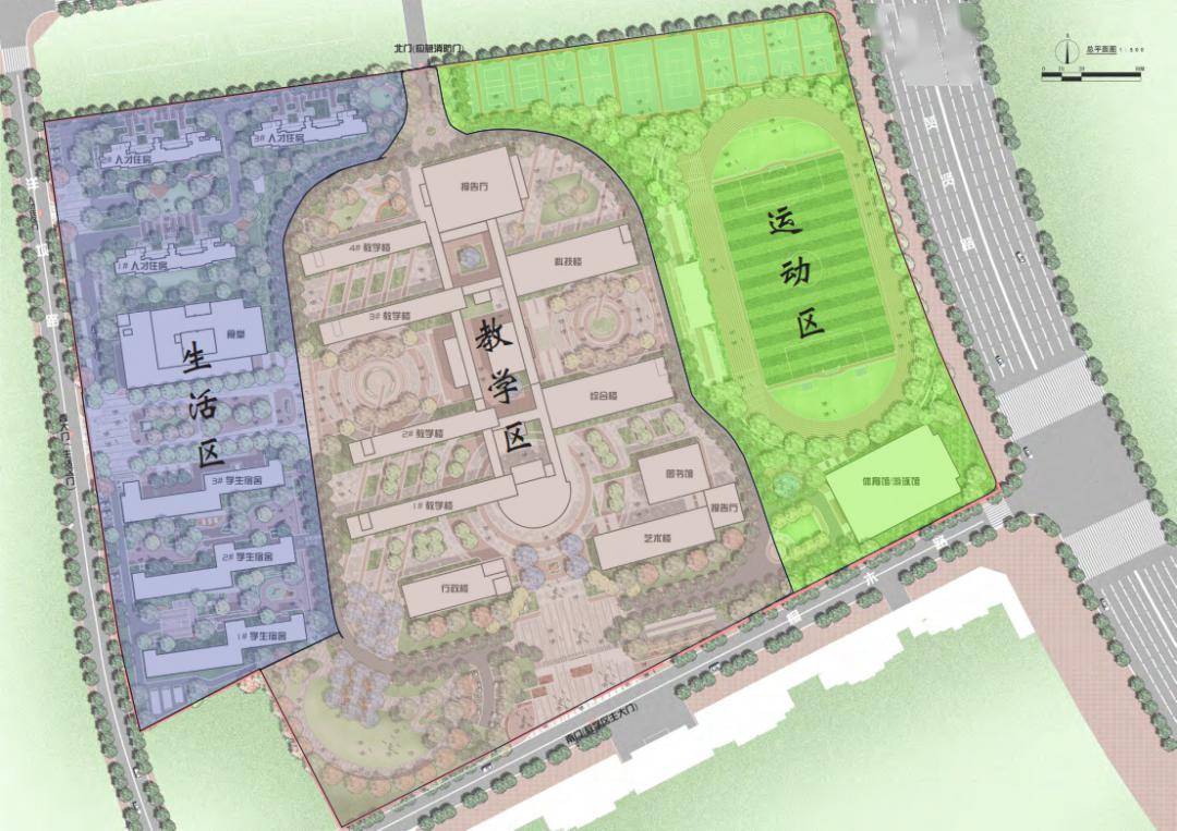 南康中学北校区,今年秋季将迎来1200名新生!