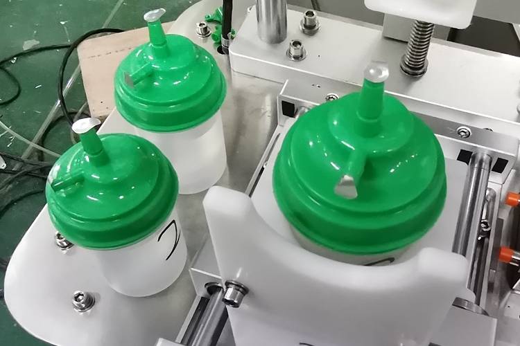 塑胶瓶封膜机 瓶口覆膜机 小口径瓶封口机