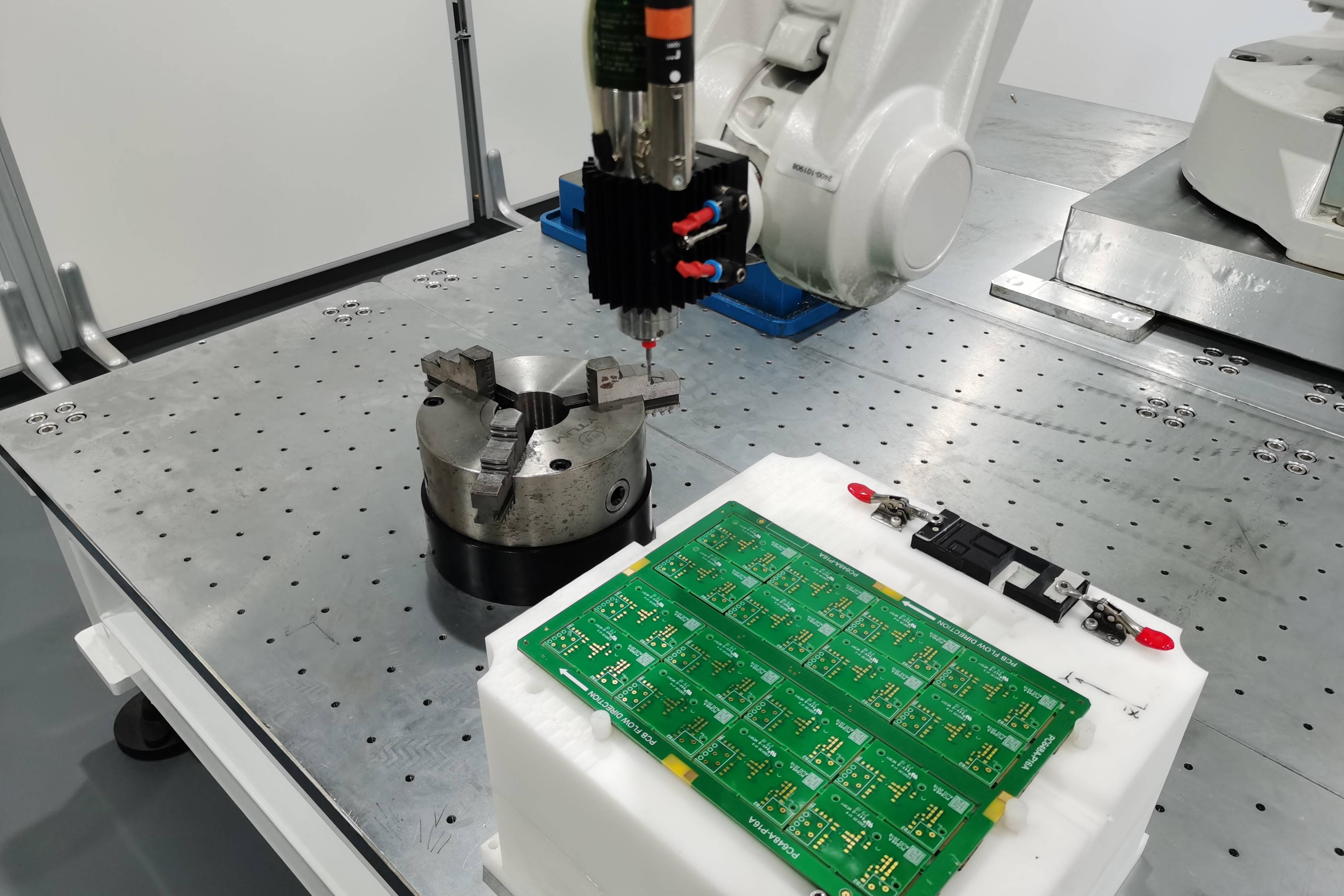 德国进口sycotec 4033 ac-esd高速主轴机器人pcb分板切割演示视频