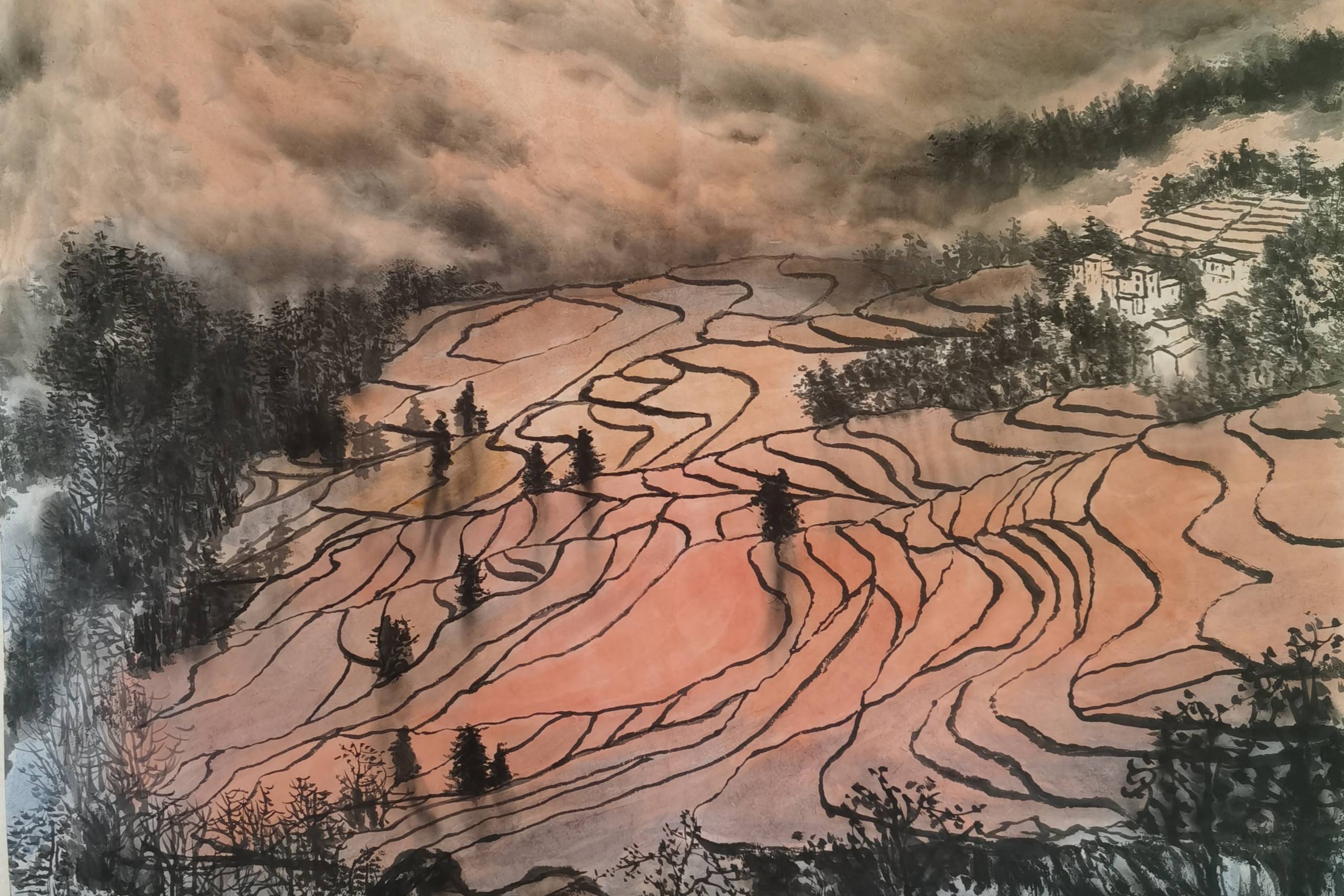 慢下来看世界带你走进绝美国画山水红河哈尼梯田