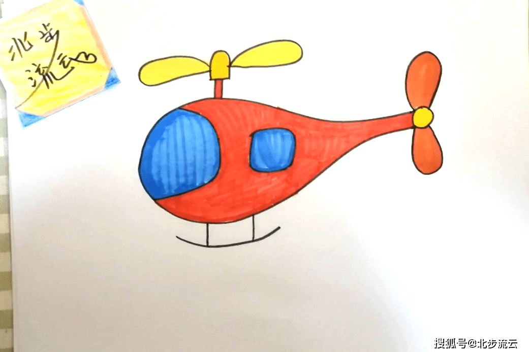 儿童简笔画飞机画一架简单的飞机绘画步骤